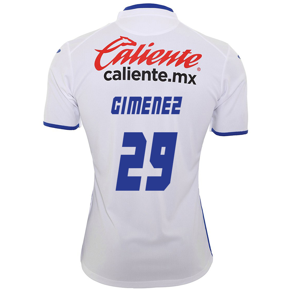 Férfi Futball Santiago Gimenez 29 Idegenbeli Fehér Mez 2019/20 Póló Ing