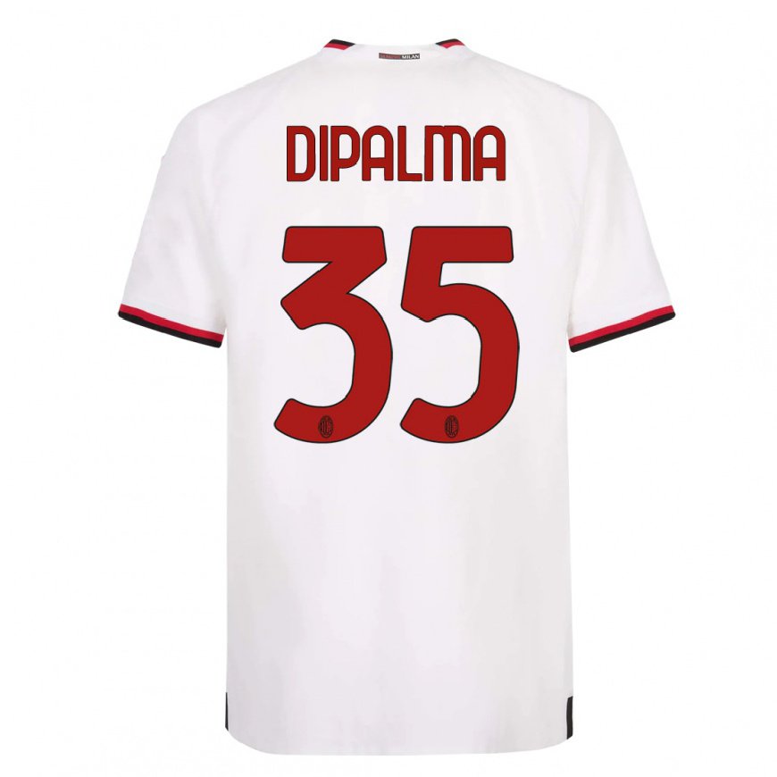 Kandiny Női Matteo Dipalma #35 Fehér Piros Idegenbeli Jersey 2022/23 Mez Póló Ing