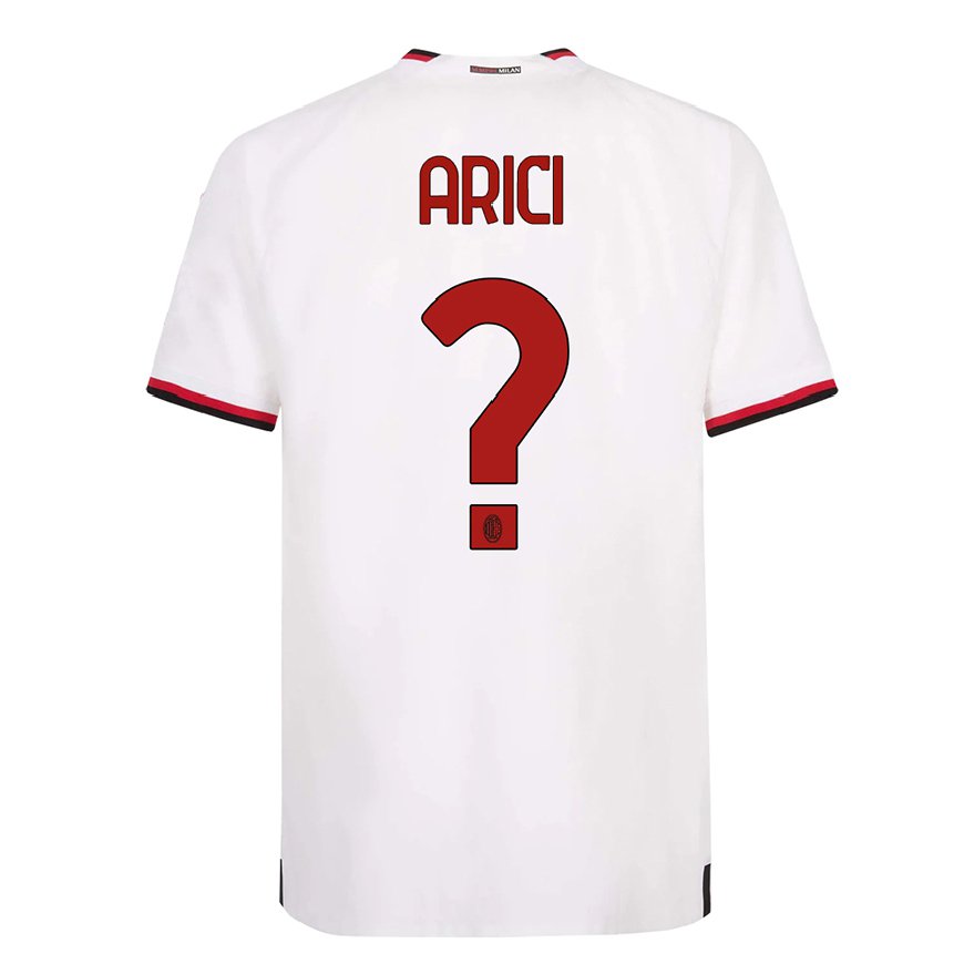 Kandiny Női Alberto Arici #0 Fehér Piros Idegenbeli Jersey 2022/23 Mez Póló Ing