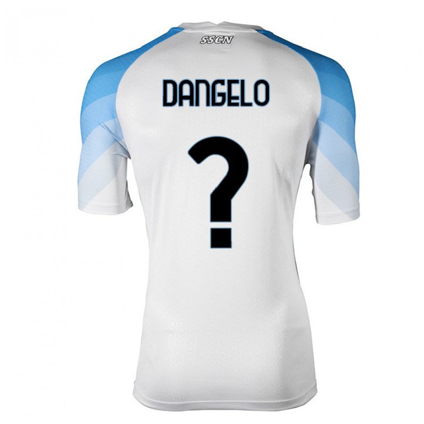 Kandiny Női Raffaele DAngelo #0 Fehér ég Kék Idegenbeli Jersey 2022/23 Mez Póló Ing