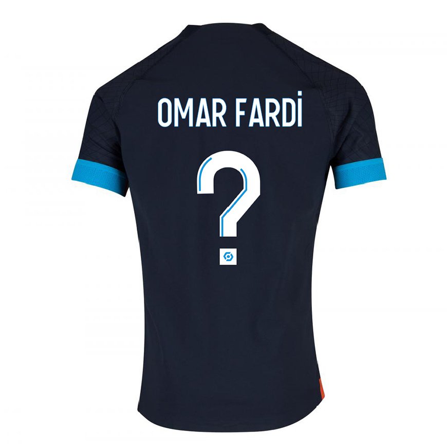 Kandiny Női El Omar Fardi #0 Fekete Olimpiát Idegenbeli Jersey 2022/23 Mez Póló Ing