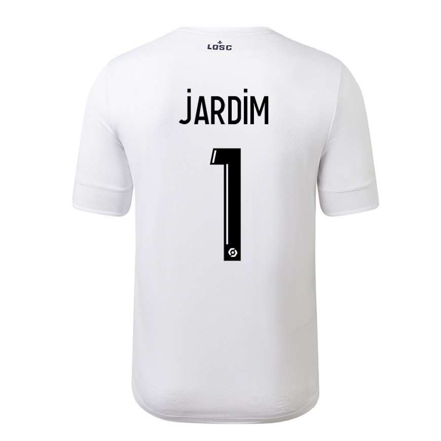 Kandiny Női Leo Jardim #1 Fehér Bíbor Idegenbeli Jersey 2022/23 Mez Póló Ing