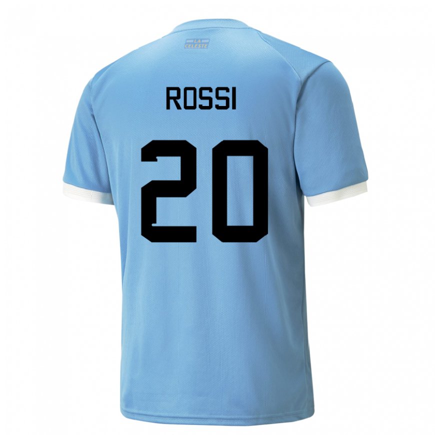 Kandiny Férfi Uruguayi Diego Rossi #20 Kék Hazai Jersey 22-24 Mez Póló Ing