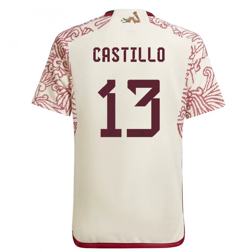 Kandiny Férfi Mexikói Jose Castillo #13 Csoda Fehér Piros Idegenbeli Jersey 22-24 Mez Póló Ing