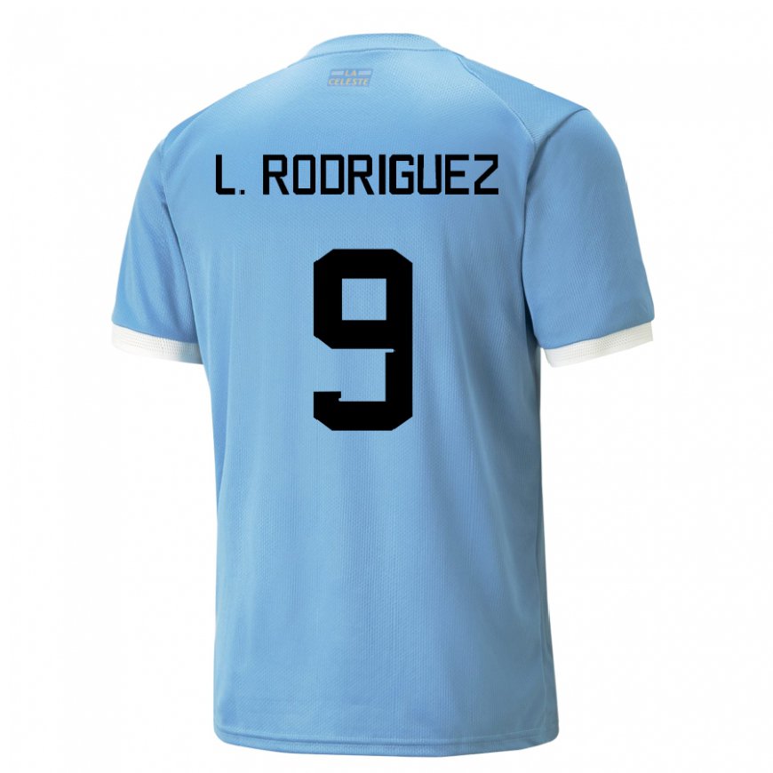 Kandiny Női Uruguayi Luciano Rodriguez #9 Kék Hazai Jersey 22-24 Mez Póló Ing