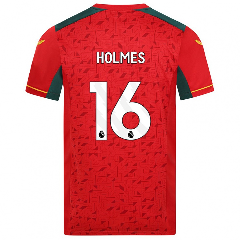 Kandiny Férfi Summer Holmes #16 Piros Idegenbeli Jersey 2023/24 Mez Póló Ing