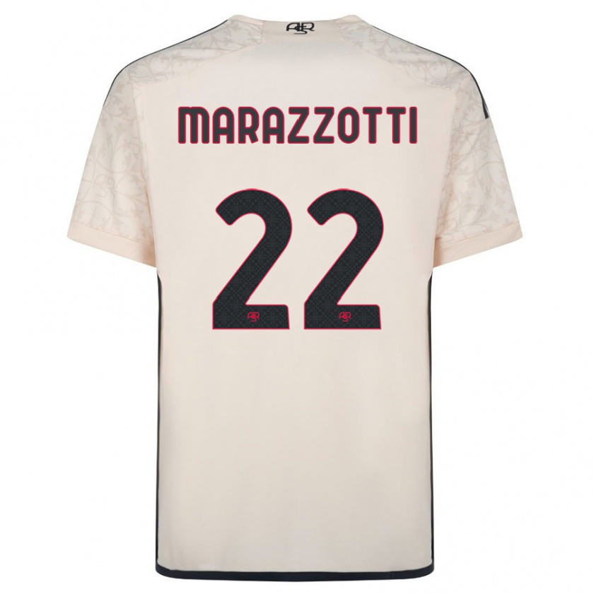 Kandiny Férfi Fabrizio Marazzotti #22 Piszkosfehér Idegenbeli Jersey 2023/24 Mez Póló Ing