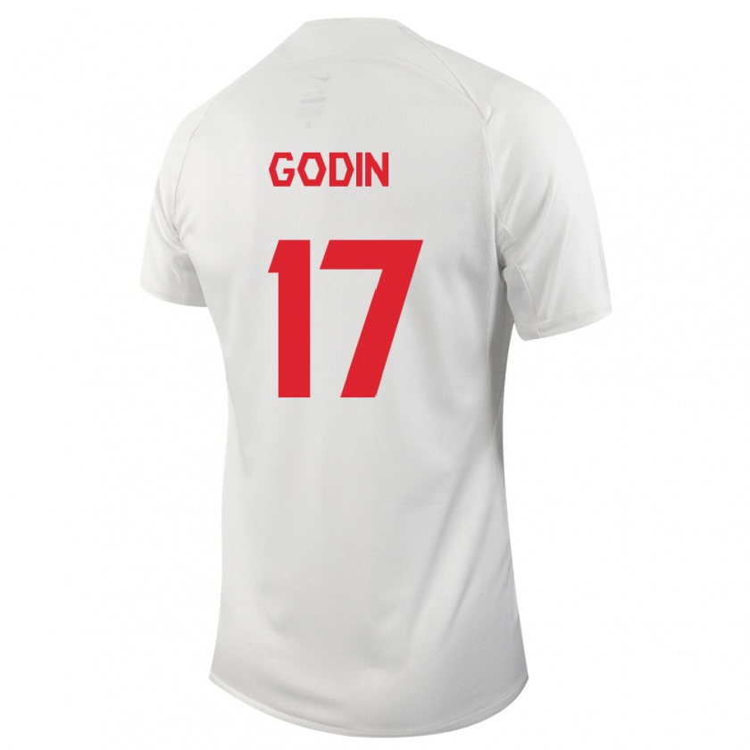 Kandiny Férfi Kanadai Étienne Godin #17 Fehér Idegenbeli Jersey 24-26 Mez Póló Ing