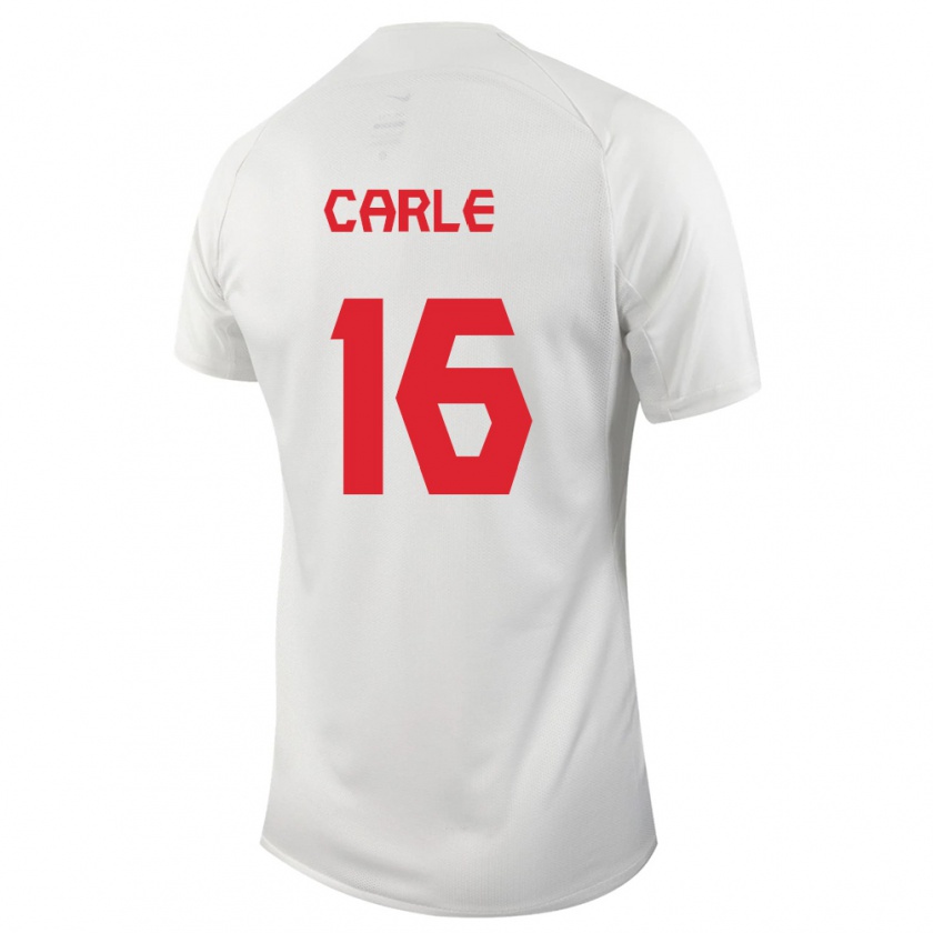 Kandiny Férfi Kanadai Gabrielle Carle #16 Fehér Idegenbeli Jersey 24-26 Mez Póló Ing