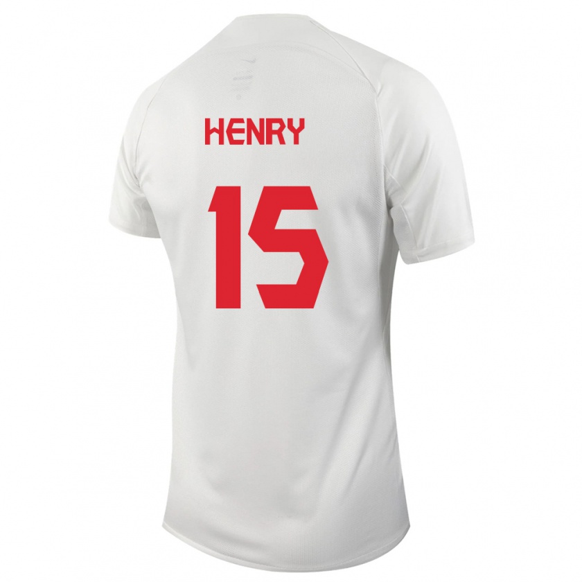 Kandiny Férfi Kanadai Doneil Henry #15 Fehér Idegenbeli Jersey 24-26 Mez Póló Ing