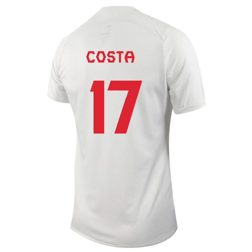 Kandiny Férfi Kanadai Jesse Costa #17 Fehér Idegenbeli Jersey 24-26 Mez Póló Ing