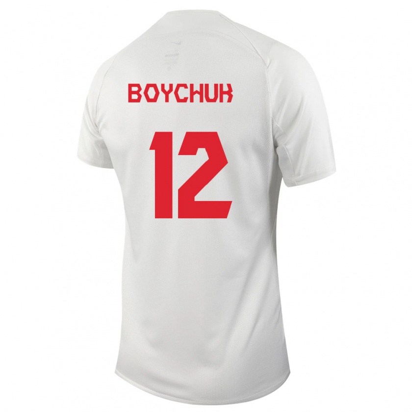 Kandiny Férfi Kanadai Tanya Boychuk #12 Fehér Idegenbeli Jersey 24-26 Mez Póló Ing