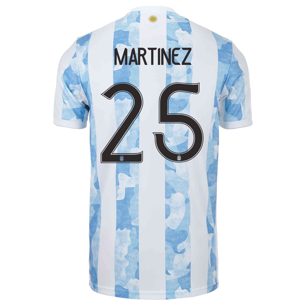 Gyermek Argentin labdarúgó-válogatott Lisandro Martinez #25 Hazai Kék fehér 2021 Mez Póló Ing