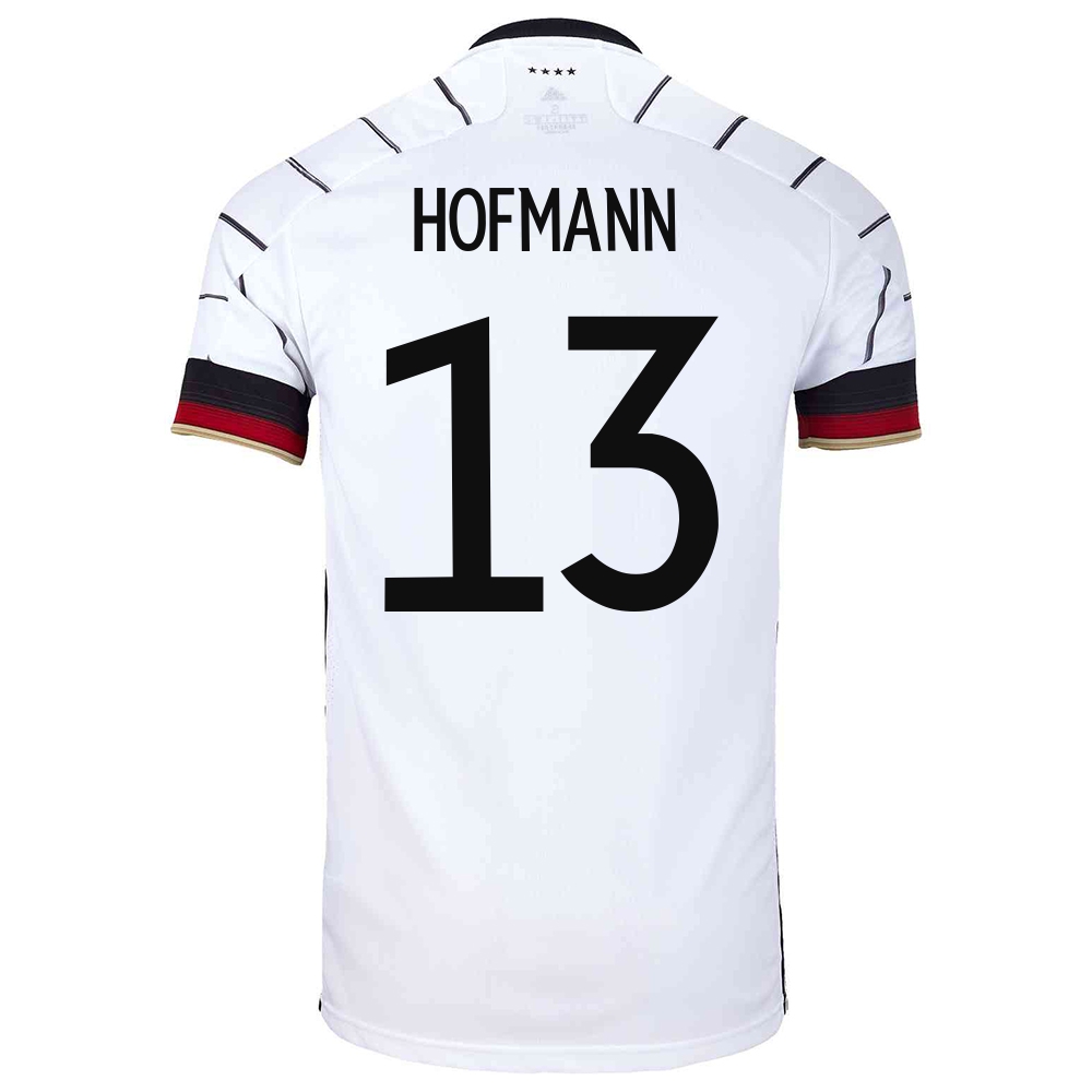 Női Német labdarúgó-válogatott Jonas Hofmann #13 Hazai Fehér 2021 Mez Póló Ing