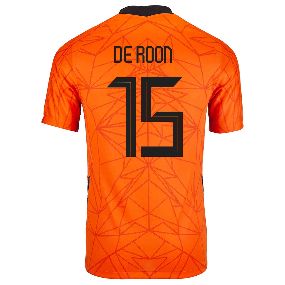 Női Holland Labdarúgó-válogatott Marten De Roon #15 Hazai Narancs 2021 Mez Póló Ing