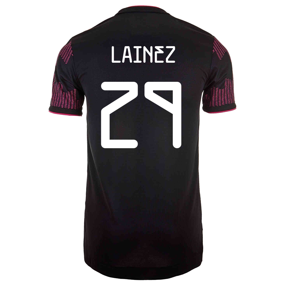 Női Mexikói labdarúgó-válogatott Diego Lainez #29 Hazai Vörös rózsa 2021 Mez Póló Ing