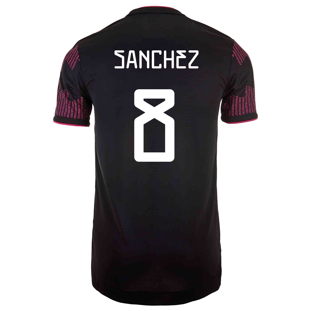 Női Mexikói labdarúgó-válogatott Jorge Sanchez #8 Hazai Vörös rózsa 2021 Mez Póló Ing