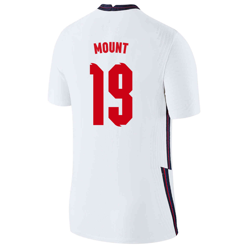 Női Angol labdarúgó-válogatott Mason Mount #19 Hazai Fehér 2021 Mez Póló Ing