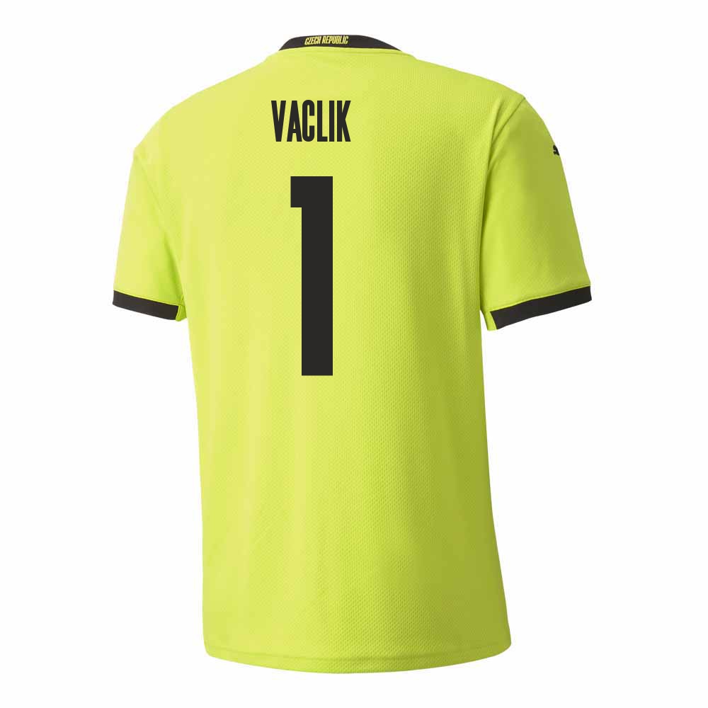 Női Cseh labdarúgó-válogatott Tomas Vaclik #1 Idegenbeli Világos zöld 2021 Mez Póló Ing