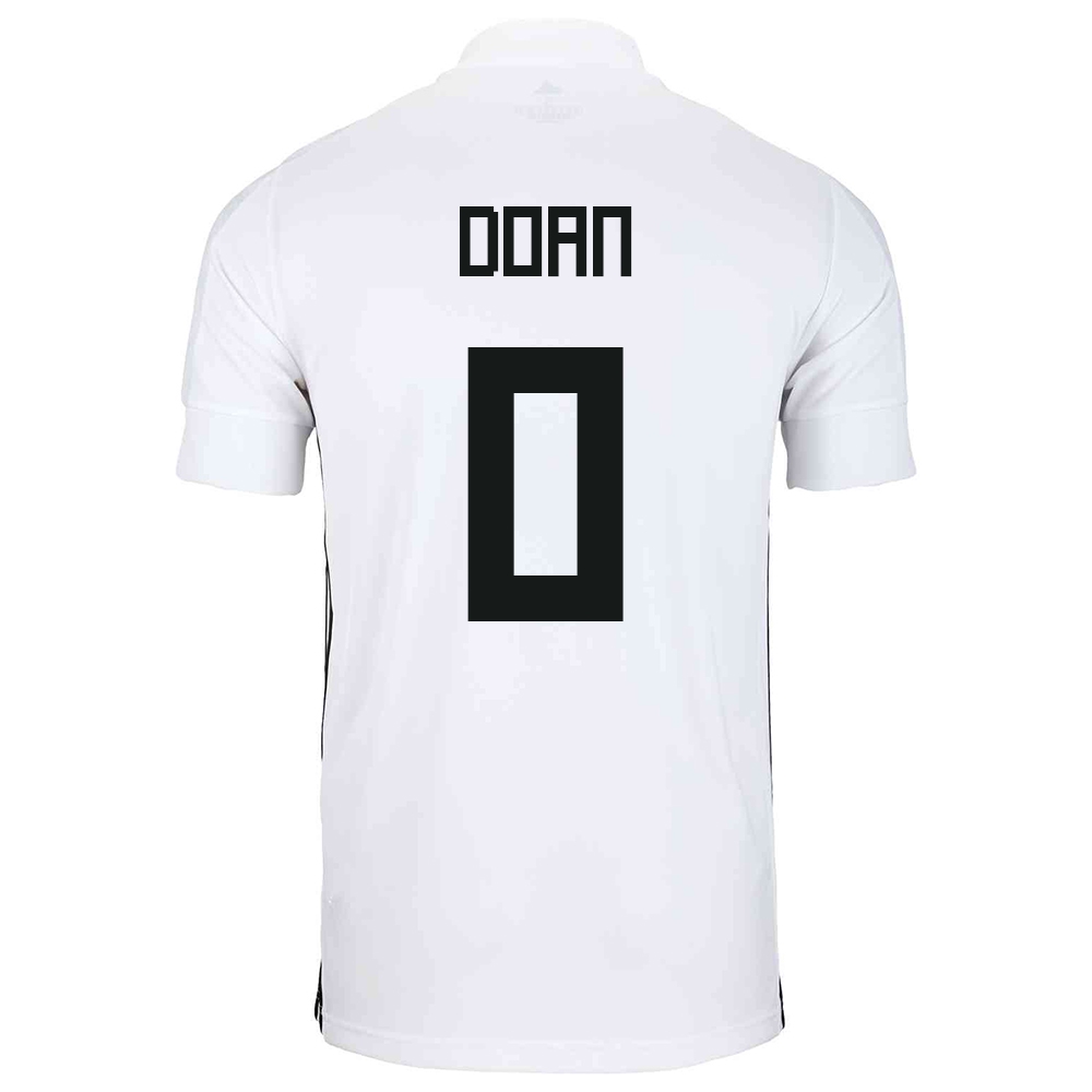 Női Japán labdarúgó-válogatott Ritsu Doan #0 Idegenbeli Fehér 2021 Mez Póló Ing