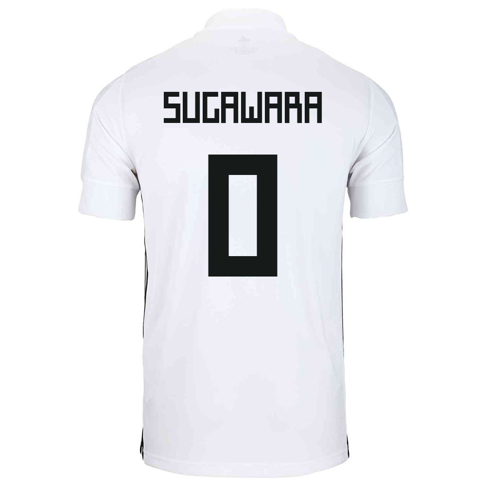 Női Japán labdarúgó-válogatott Yukinari Sugawara #0 Idegenbeli Fehér 2021 Mez Póló Ing