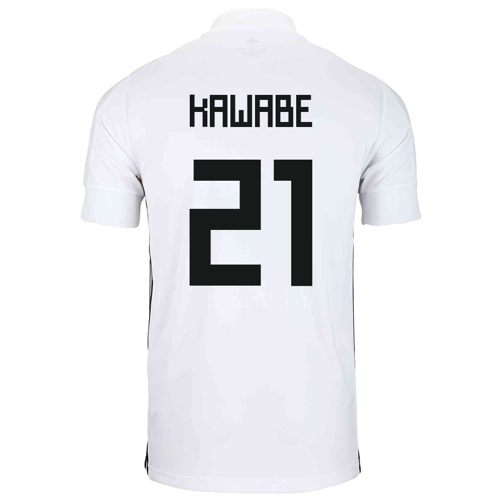 Női Japán labdarúgó-válogatott Hayao Kawabe #21 Idegenbeli Fehér 2021 Mez Póló Ing