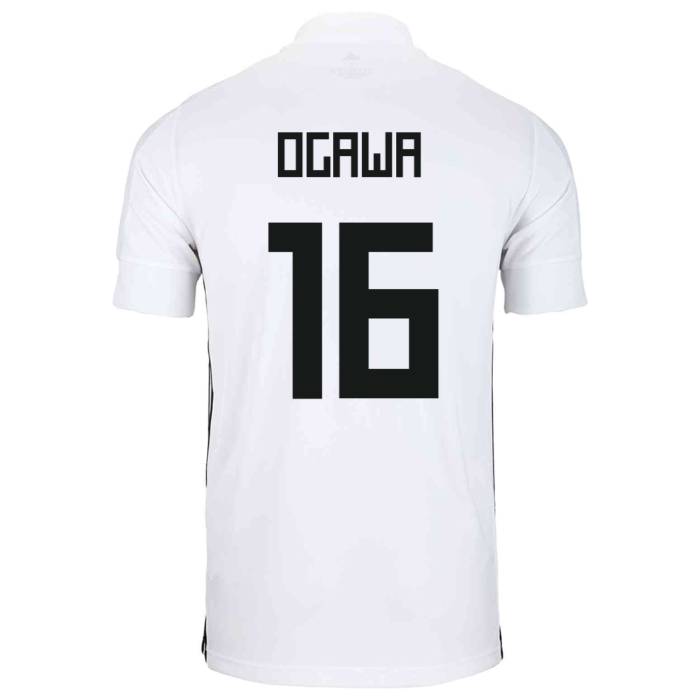 Női Japán labdarúgó-válogatott Ryoya Ogawa #16 Idegenbeli Fehér 2021 Mez Póló Ing