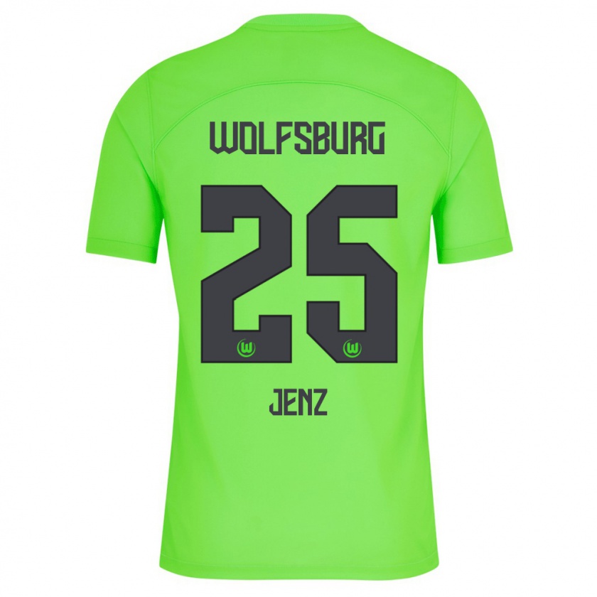 Kandiny Férfi Moritz Jenz #25 Zöld Hazai Jersey 2023/24 Mez Póló Ing