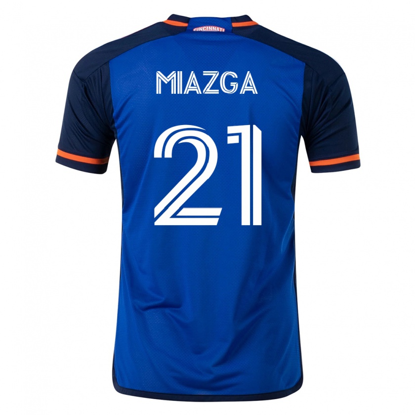 Kandiny Férfi Matt Miazga #21 Kék Hazai Jersey 2023/24 Mez Póló Ing
