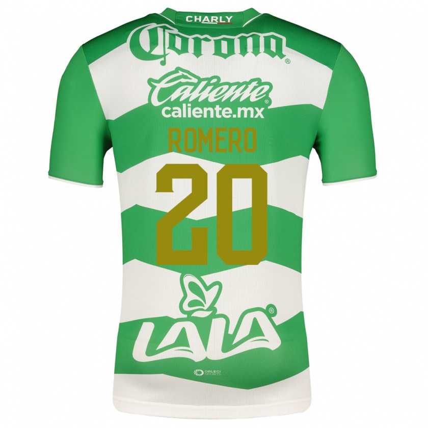 Kandiny Férfi Lia Romero #20 Zöld Hazai Jersey 2023/24 Mez Póló Ing