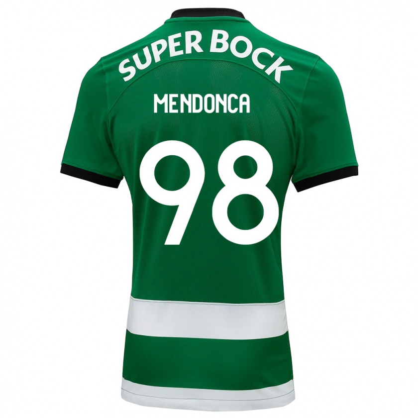 Kandiny Férfi Manuel Mendonça #98 Zöld Hazai Jersey 2023/24 Mez Póló Ing