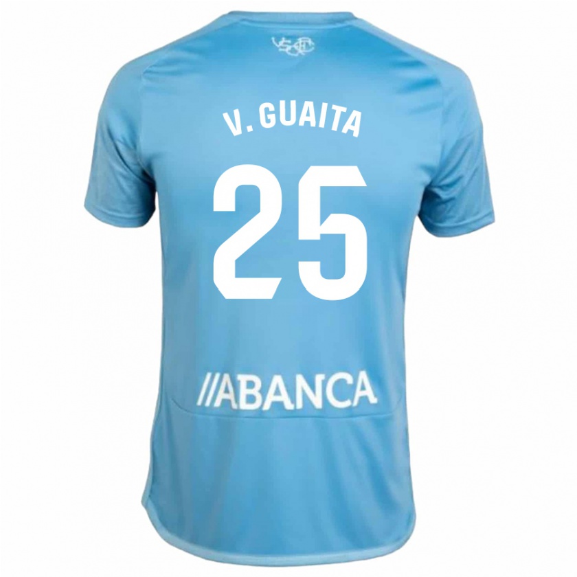 Kandiny Férfi Vicente Guaita #25 Kék Hazai Jersey 2023/24 Mez Póló Ing