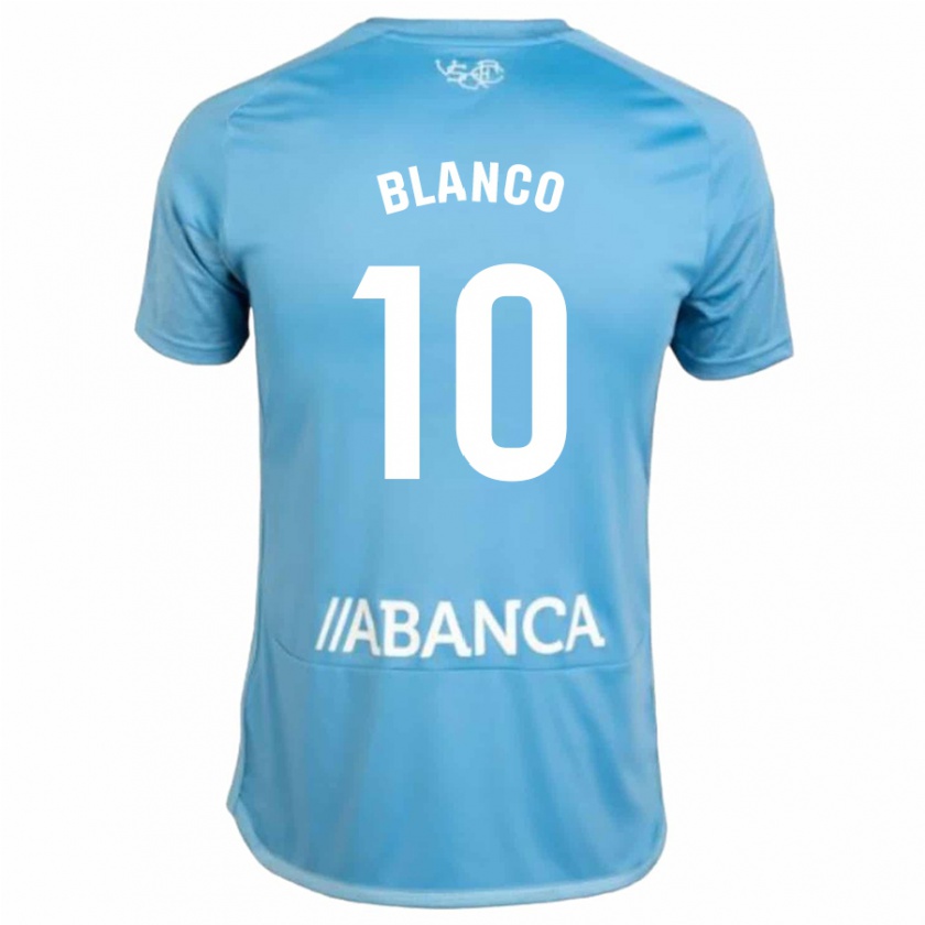 Kandiny Férfi Raúl Blanco #10 Kék Hazai Jersey 2023/24 Mez Póló Ing