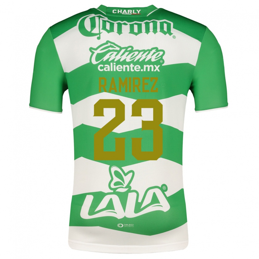 Kandiny Női Alexxandra Ramírez #23 Zöld Hazai Jersey 2023/24 Mez Póló Ing