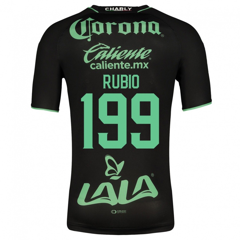 Kandiny Női Ronaldo Rubio #199 Fekete Idegenbeli Jersey 2023/24 Mez Póló Ing