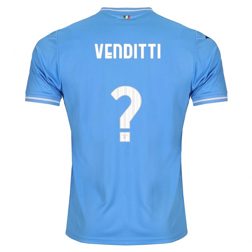 Kandiny Gyermek Pietro Venditti #0 Kék Hazai Jersey 2023/24 Mez Póló Ing