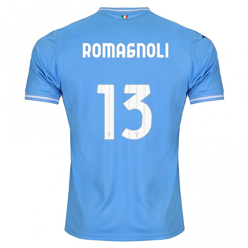 Kandiny Férfi Alessio Romagnoli #13 Kék Hazai Jersey 2023/24 Mez Póló Ing