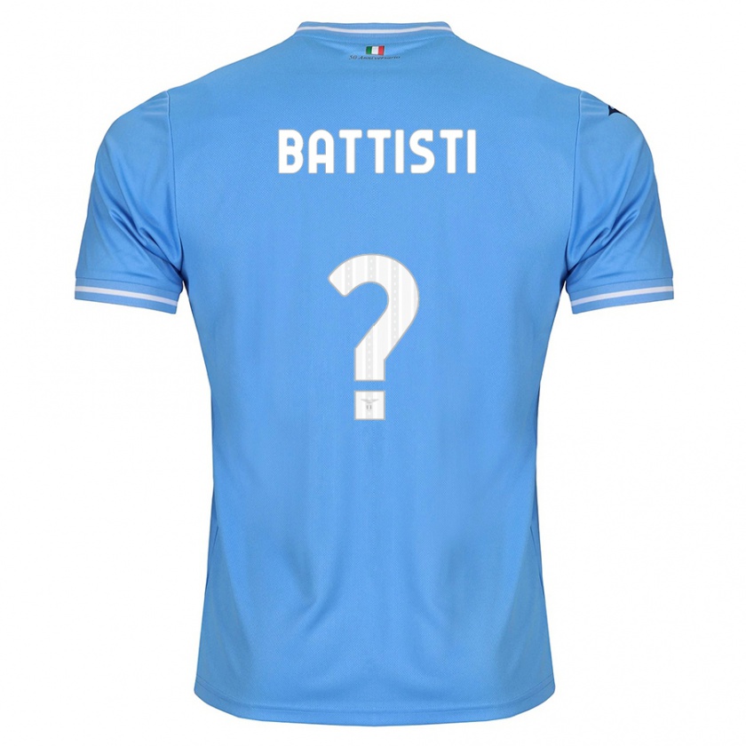 Kandiny Férfi Valerio Battisti #0 Kék Hazai Jersey 2023/24 Mez Póló Ing