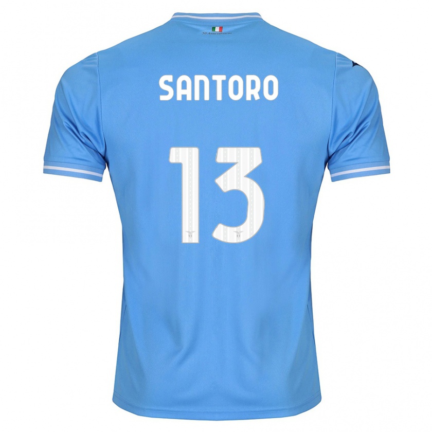 Kandiny Férfi Martina Santoro #13 Kék Hazai Jersey 2023/24 Mez Póló Ing