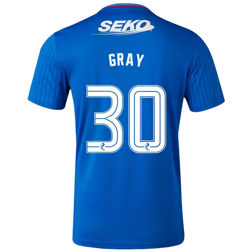 Kandiny Férfi Georgia Gray #30 Kék Hazai Jersey 2023/24 Mez Póló Ing