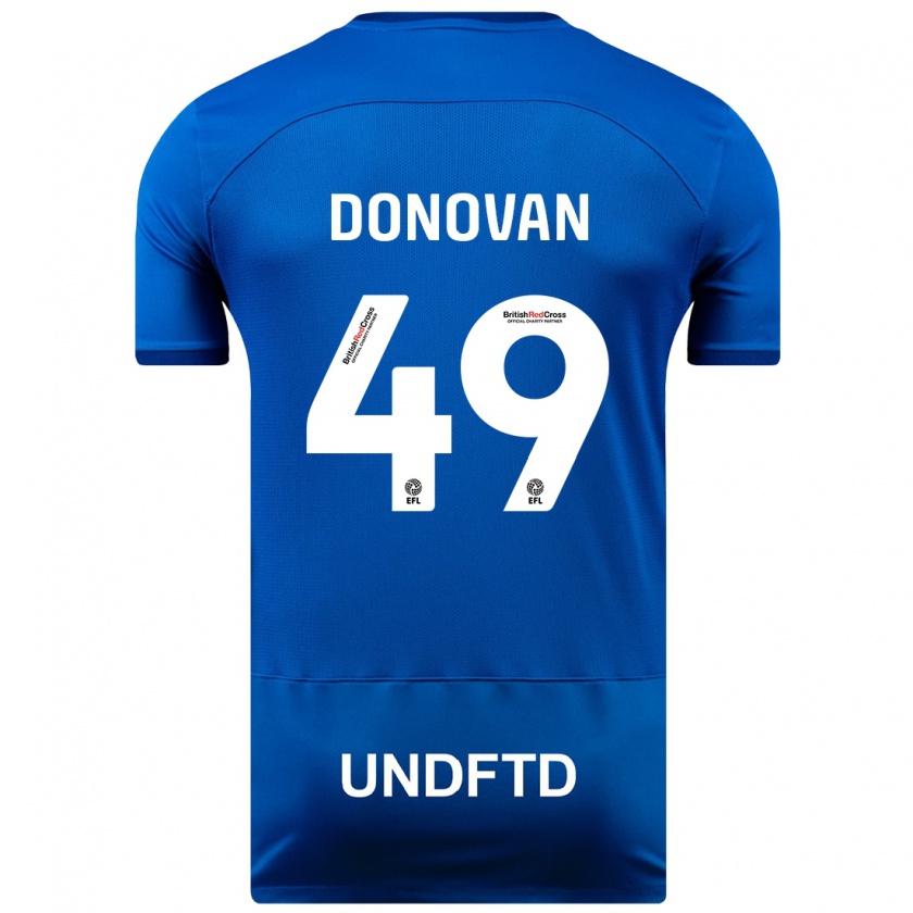 Kandiny Férfi Romelle Donovan #49 Kék Hazai Jersey 2023/24 Mez Póló Ing