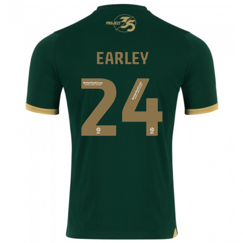 Kandiny Férfi Saxon Earley #24 Zöld Hazai Jersey 2023/24 Mez Póló Ing