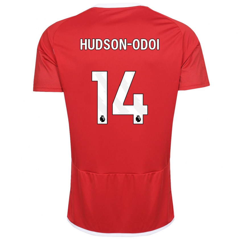 Kandiny Férfi Callum Hudson-Odoi #14 Piros Hazai Jersey 2023/24 Mez Póló Ing