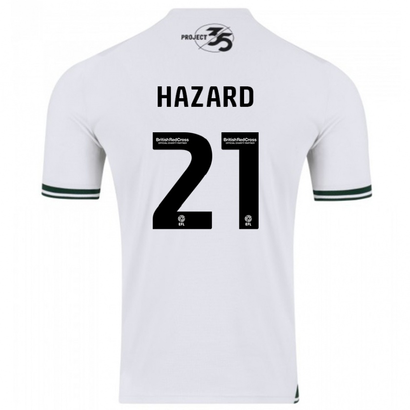 Kandiny Férfi Conor Hazard #21 Fehér Idegenbeli Jersey 2023/24 Mez Póló Ing