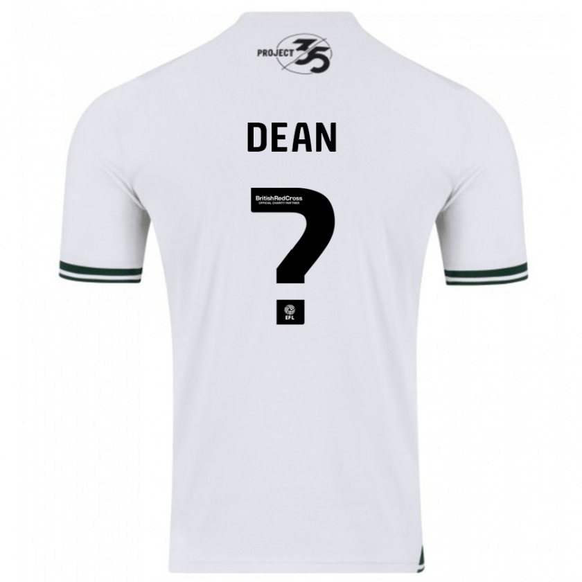 Kandiny Férfi Oscar Dean #0 Fehér Idegenbeli Jersey 2023/24 Mez Póló Ing