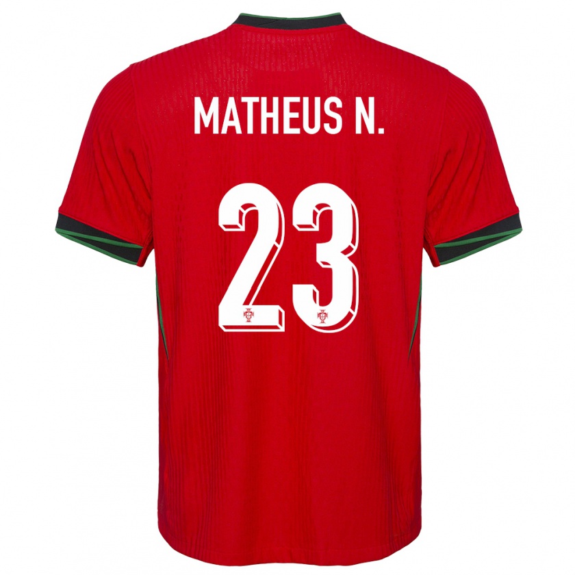 Kandiny Férfi Portugália Matheus Nunes #23 Piros Hazai Jersey 24-26 Mez Póló Ing