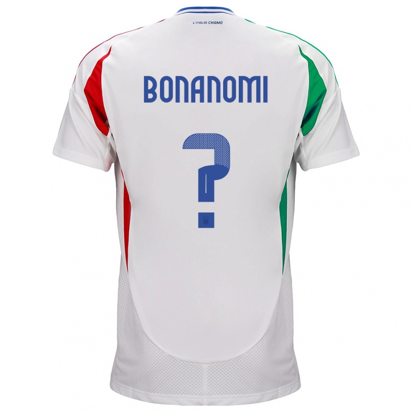 Kandiny Női Olaszország Andrea Bonanomi #0 Fehér Idegenbeli Jersey 24-26 Mez Póló Ing