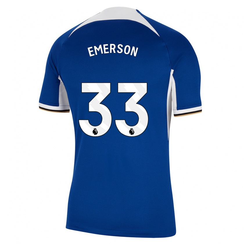 Kandiny Gyermek Emerson #33 Kék Hazai Jersey 2023/24 Mez Póló Ing