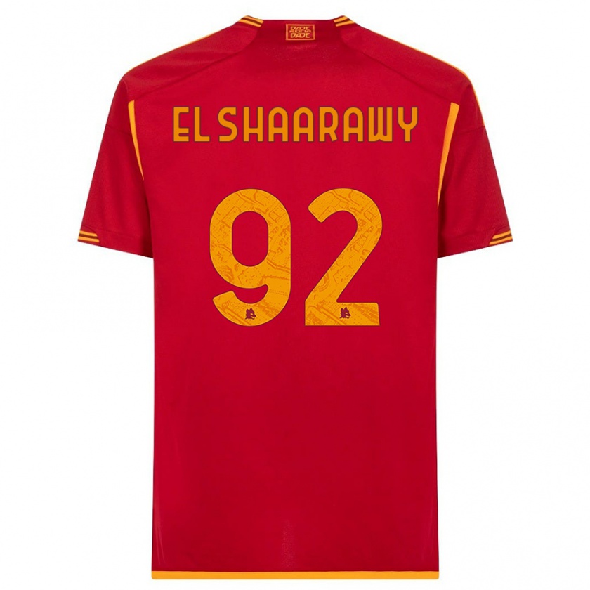 Kandiny Gyermek Stephan El Shaarawy #92 Piros Hazai Jersey 2023/24 Mez Póló Ing