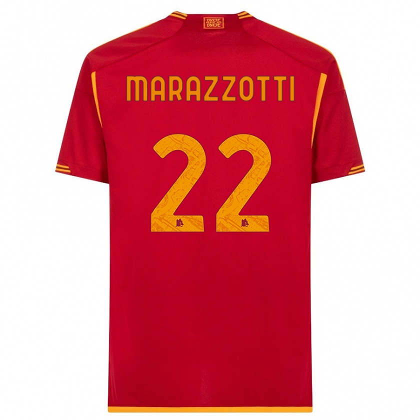 Kandiny Gyermek Fabrizio Marazzotti #22 Piros Hazai Jersey 2023/24 Mez Póló Ing